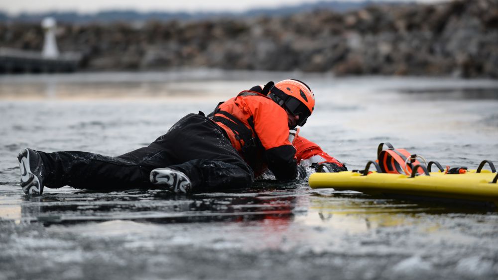 Training for an Ice Rescue